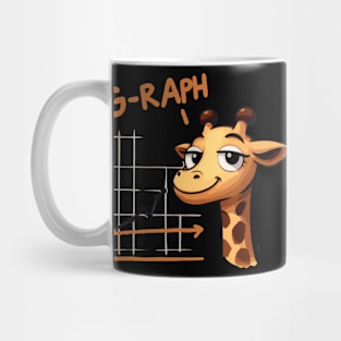 Graph Giraffe (Back Print) Mug